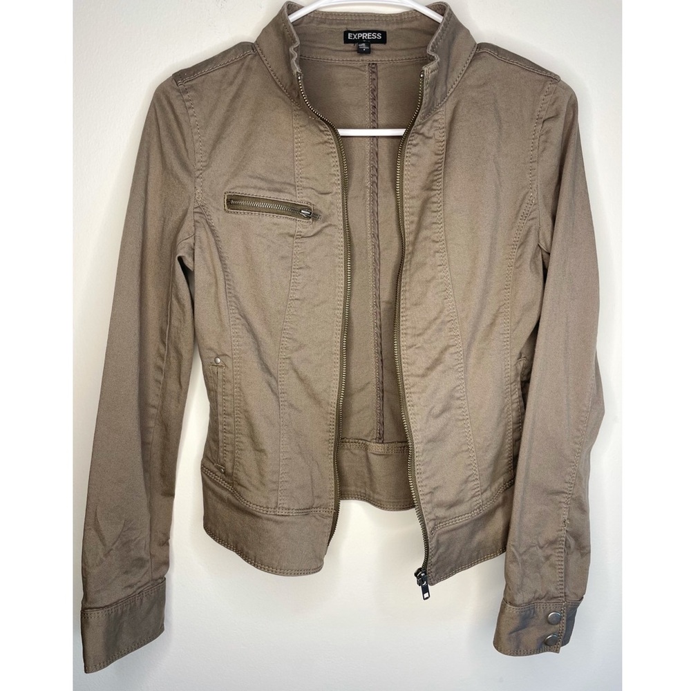 Green Express Zipper Jacket! Size 0